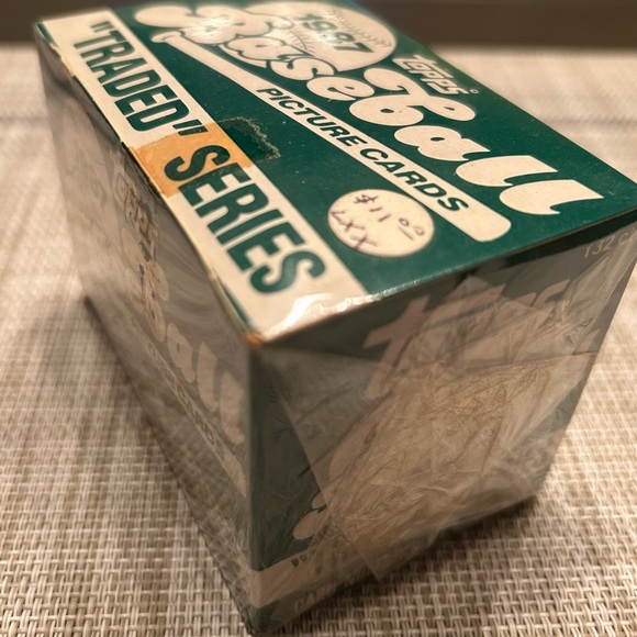 1987 Baseball Topps “Traded” Series Factory Set Box - Picture 7 of 7